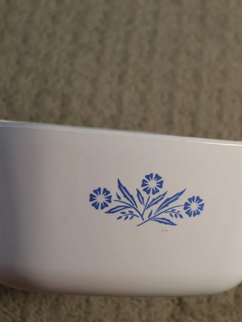 Set of 2 Vintage 60's Corningware Blue Cornflower Casserole Dishes 1.5L & 2.5Qt